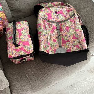 Llbean backpack with lunchbox